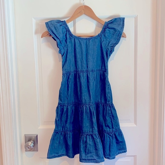 Girls denim dress size 8 - Picture 1 of 6
